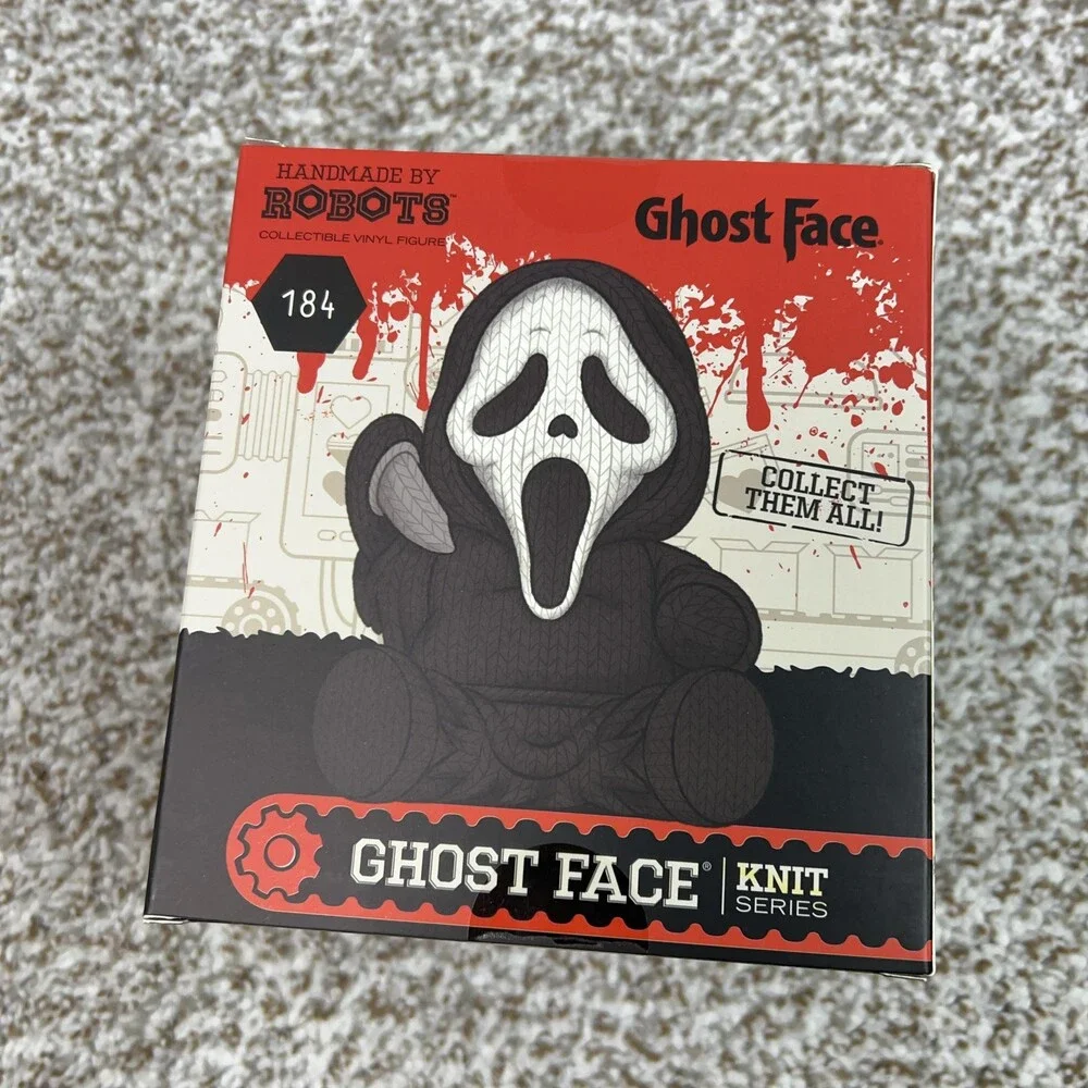 Ghost‎ Face Knit Series 184 Vinyl Figure Handmade by Robots Scream Halloween